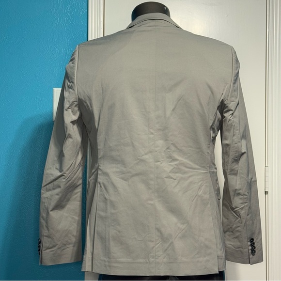 Zara Man Gray Blazer Sport Jacket Size 42 NWT - Picture 4 of 16